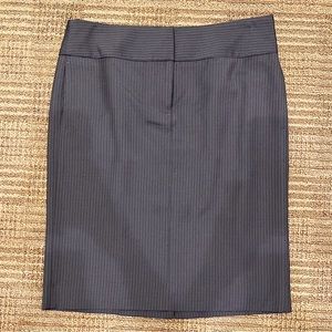 Pin stripe pencil skirt